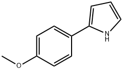 2-(4-甲氧基苯基)吡咯, 4995-12-4, 结构式