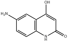 6-氨基-4-羟基喹诺酮 结构式