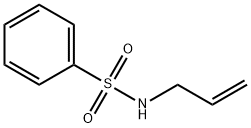 N-烯丙基苯磺酰胺, 50487-70-2, 结构式