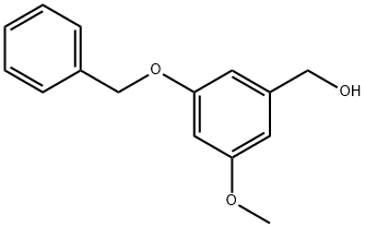 (3-(苄氧基)-5-甲氧苯基)甲醇, 50637-28-0, 结构式