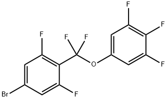 5-((4-溴-2,6-二氟苯基)二氟甲氧基)-1,2,3-三氟苯, 511540-64-0, 结构式