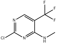 2-氯-4-甲氨基-5-(三氟甲基)嘧啶, 515824-43-8, 结构式