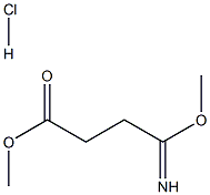 4-IMino-4-Methoxybutanoic Acid Methyl Ester Hydrochloride Struktur
