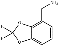 2,2-二氟-4-(氨甲基)-1,3-苯并二噁茂 结构式