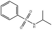 N-イソプロピルベンゼンスルホンアミド 化学構造式