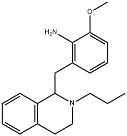 1-(2-aMino-3-Methoxybenzyl)-2-propyl-1,2,3,4-tetrahydroisoquinoline Structure