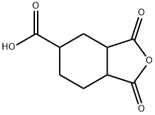 1,2,4-cyclohexanetricarboxylic anhydride Struktur