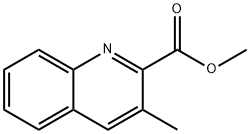 Methyl 3-Methylquinoline-2-carboxylate Struktur