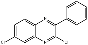 3,6-Dichloro-2-phenylquinoxaline Structure