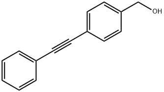 (4-Phenylethynylphenyl)Methanol Struktur