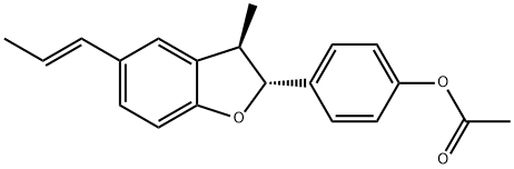 CONOCARPAN ACETATE, 56319-04-1, 结构式