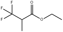 3,3,3-トリフルオロ-2-メチルプロパン酸エチル 化学構造式