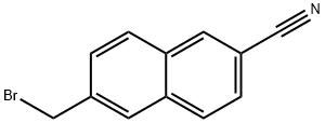 6-broMoMethyl-2-naphthalenecarbonitrile Structure