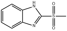 2-(甲基磺酰基)-1H-苯并[D]咪唑, 57159-81-6, 结构式
