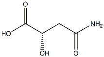 (2S)-4-氨基-2-羟基-4-氧代丁酸, 57229-74-0, 结构式