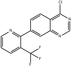4-CHLORO-7-[3-(TRIFLUOROMETHYL)PYRIDIN-2-YL]QUINAZOLINE Structure