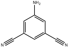 5-氨基苯-1,3-二甲腈 结构式
