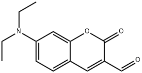 7-(diethylaMino)-2-oxo-2H-chroMene-3-carbaldehyde Struktur