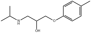 1-(Isopropylamino)-3-(4-methylphenoxy)propane-2-ol Struktur