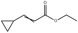 3-シクロプロピル-2-プロペン酸エチルエステル 化学構造式