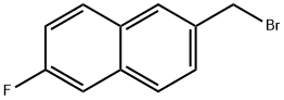 2-(BroMoMethyl)-6-fluoronaphthalene Structure