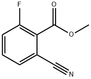 2-氰基-6-氟苯甲酸甲酯 结构式