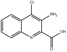 3-AMino-4-chloroquinoline-2-carboxylic acid Structure