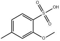 3 - Methoxy - toluene - 4 - sulfonic acid Structure