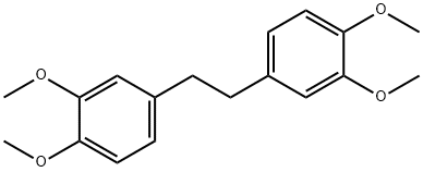 Benzene, 1,1'-(1,2-ethanediyl)bis[3,4-diMethoxy- Struktur