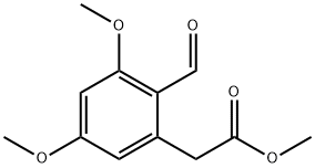 Methyl 2-forMyl-3,5-diMethoxyphenylacetate 结构式