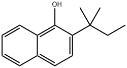 2-(1,1-二甲基丙基)-1-萘酚 结构式