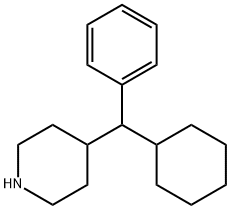 4-(环己基(苯基)甲基)哌啶, 60285-05-4, 结构式
