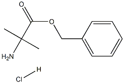 Α-氨基异丁酸苄酯 盐酸盐, 60421-20-7, 结构式