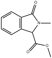 Methyl 2-Methyl-3-oxoisoindoline-1-carboxylate Structure