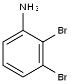 2,3-二溴苯胺, 608-22-0, 结构式