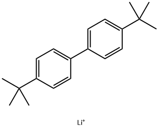 Lithium p,p'-di-tert-butylbiphenyl Structure