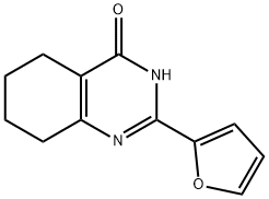 2-(Furan-2-yl)-5,6,7,8-tetrahydroquinazolin-4(3H)-one 结构式