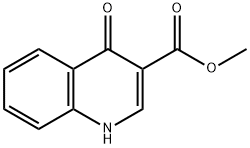 1,4-ジヒドロ-4-オキソキノリン-3-カルボン酸メチル 化学構造式
