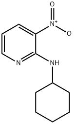 N-シクロヘキシル-3-ニトロピリジン-2-アミン 化学構造式