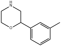 2-(3-甲基苯基)-吗啉盐酸盐, 62008-56-4, 结构式