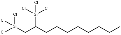 1,2-双(三氯硅基)癸烷 结构式