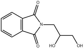 1-(3,4,5,6-テトラヒドロフタルイミド)-2,3-ジヒドロキシプロパン 化学構造式