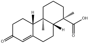 13-氧代-8(14)-罗汉松烯-18-酸, 63976-69-2, 结构式