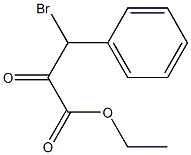 3-溴-2-氧代-3-苯基丙酸乙酯, 6476-17-1, 结构式