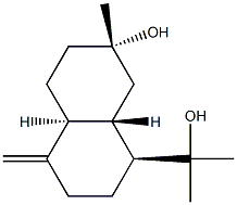 10(14)-Cadinene-4,11-diol Structure