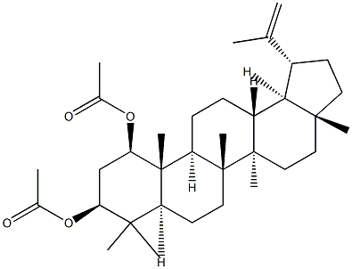 3-表算盘子二醇二乙酸酯 结构式