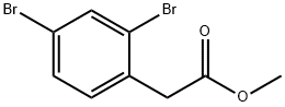 2,4-二溴苯乙酸甲酯 结构式