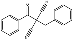 2-Benzoyl-2-benzylMalononitrile Struktur