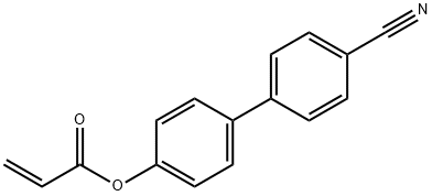 4'-氰基联苯-4-基 2-丙烯酸酯 结构式