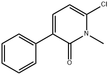 6-氯-1-甲基-3-苯基吡啶-2(1H)-酮 结构式
